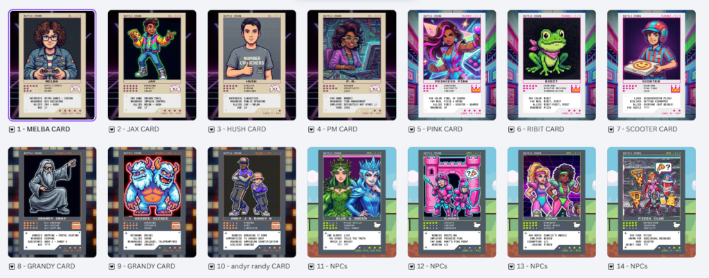 Battle Crown Character Card gallery