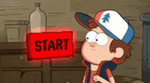 Press Start animated gif